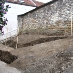 Le terrassement effectué