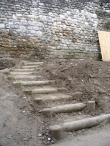 escalier aménagé